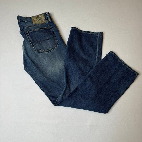 Polo‎ Ralph Lauren Classic Men’s 32x32 Distressed Jeans DD15941 Zipper Fly - Picture 1 of 10